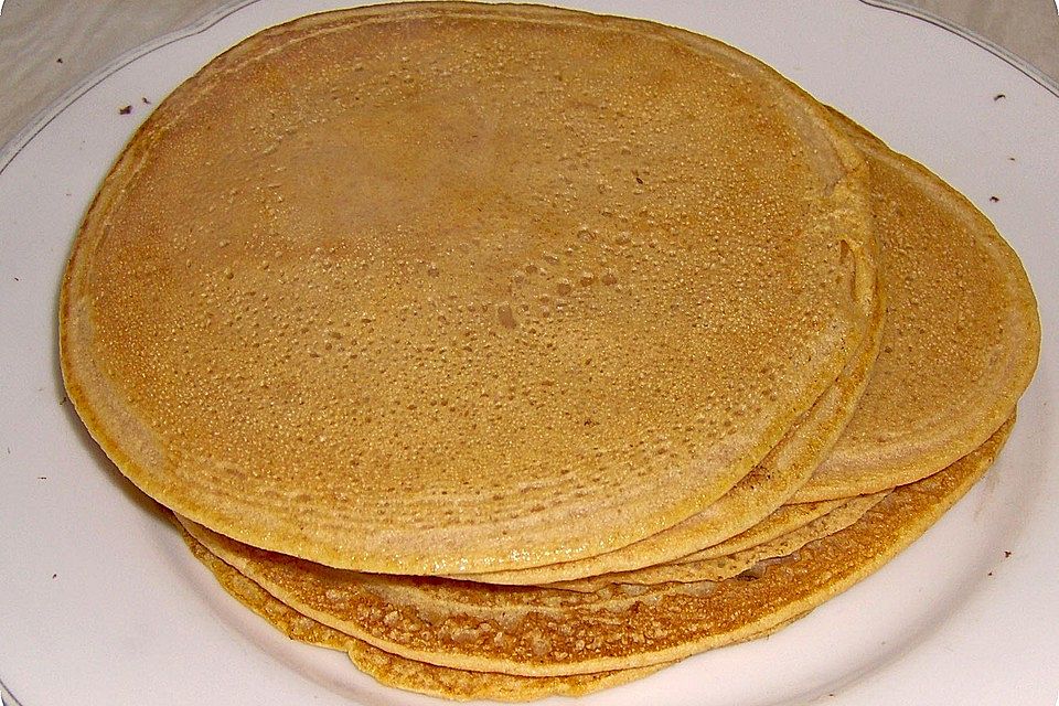 Pfannkuchen aus roten Linsen