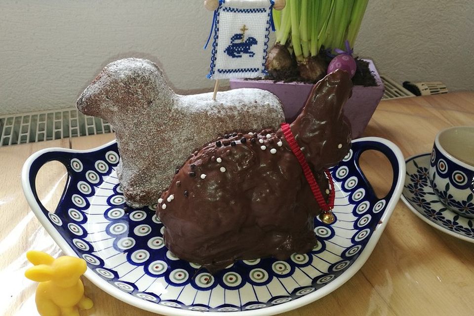 Osterlamm und Osterhase