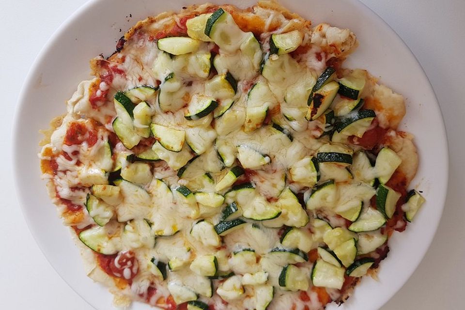 Binchens leichte Pfannenpizza