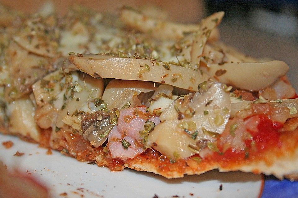 Binchens leichte Pfannenpizza