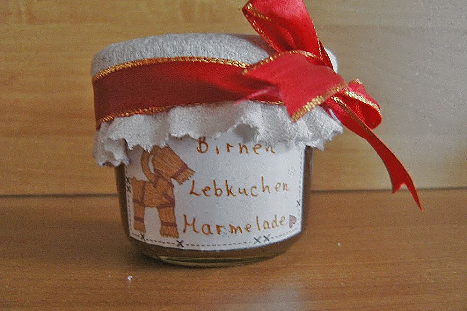 Birnen - Lebkuchen - Marmelade