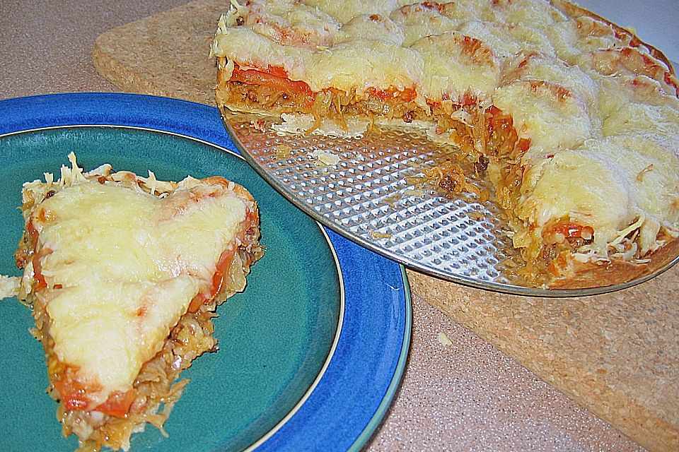 Sauerkraut - Speck - Tarte