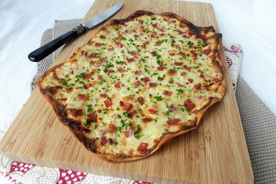 Schneller Flammkuchen