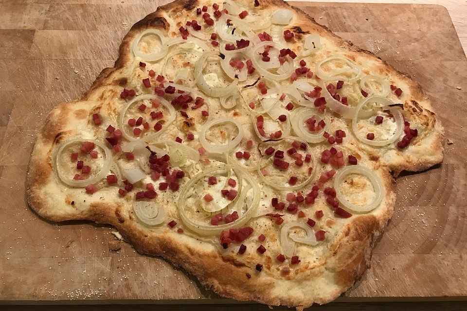 Schneller Flammkuchen