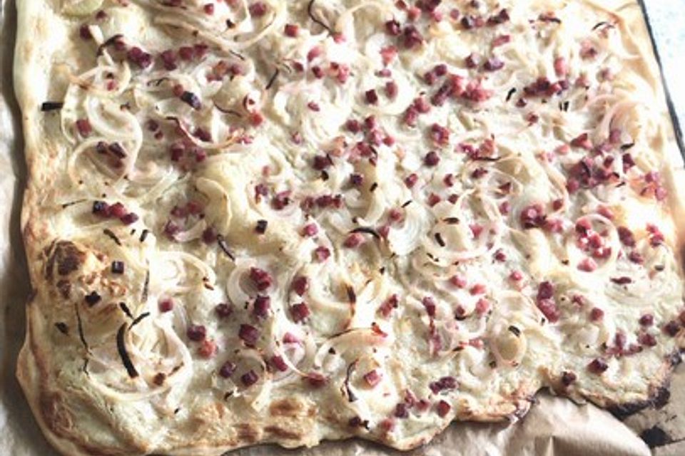 Schneller Flammkuchen