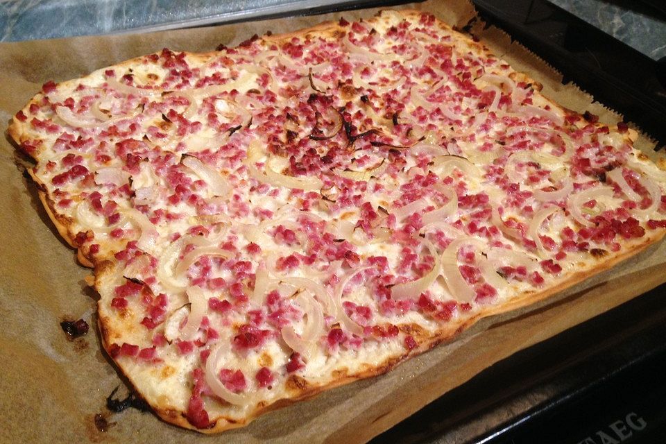 Schneller Flammkuchen