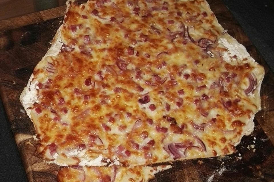 Schneller Flammkuchen