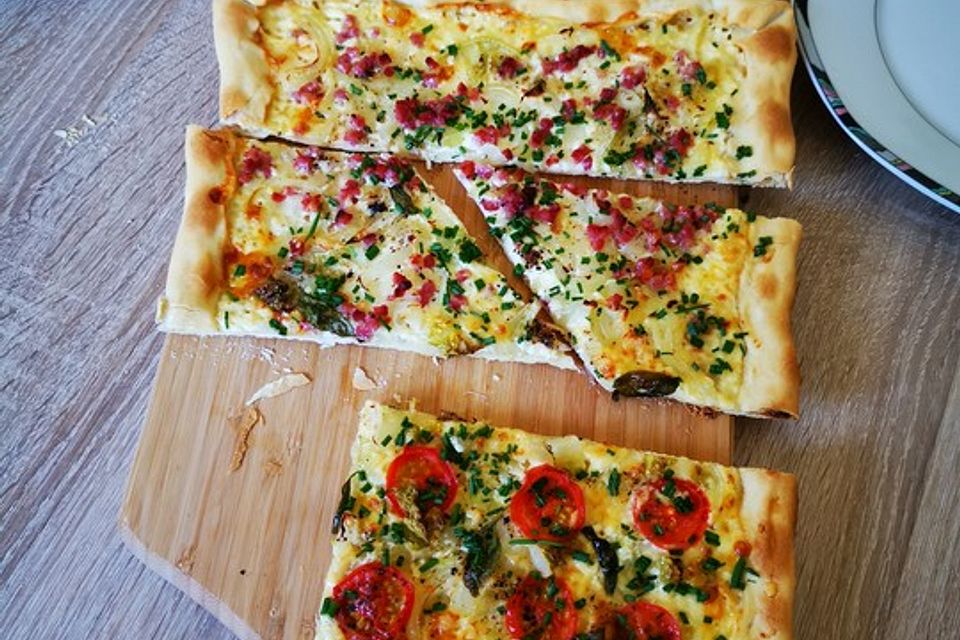 Schneller Flammkuchen