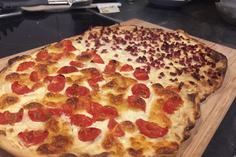 Schneller Flammkuchen