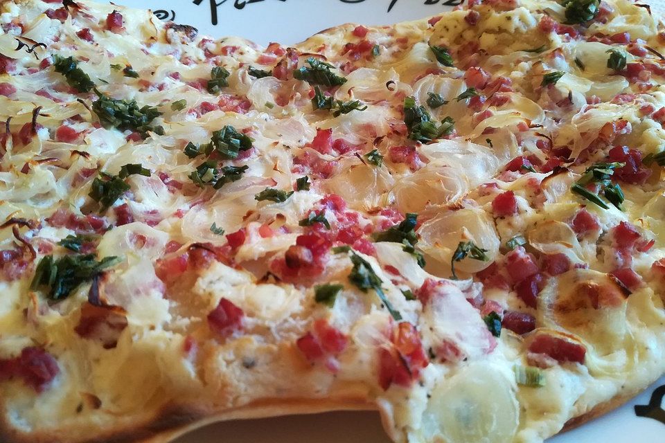 Schneller Flammkuchen