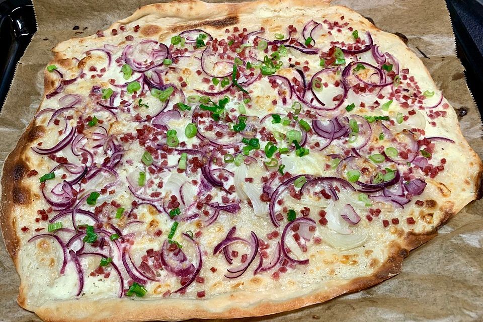 Schneller Flammkuchen