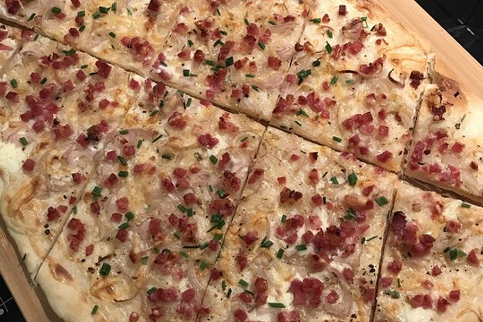 Schneller Flammkuchen