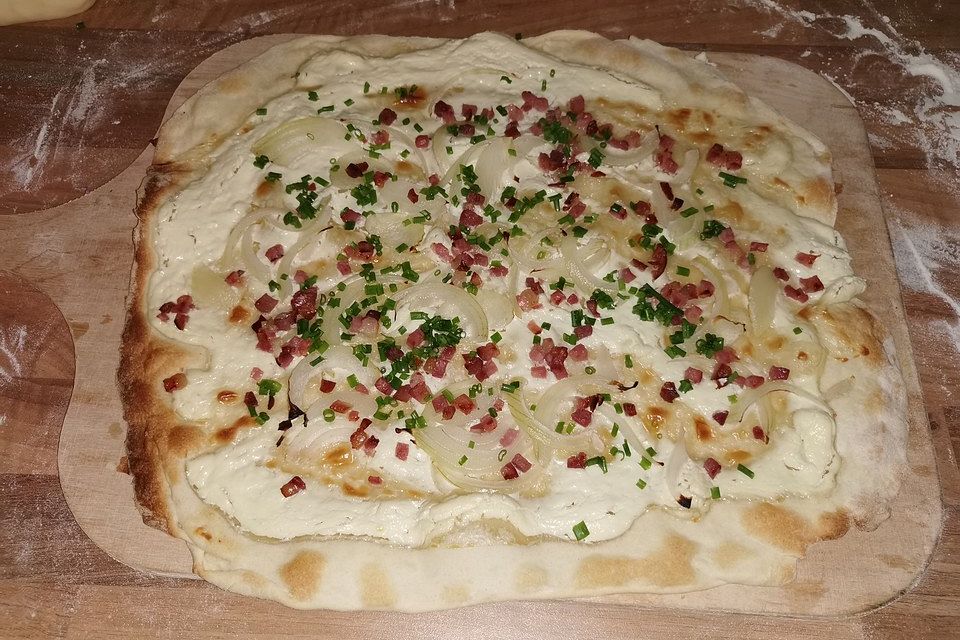 Schneller Flammkuchen