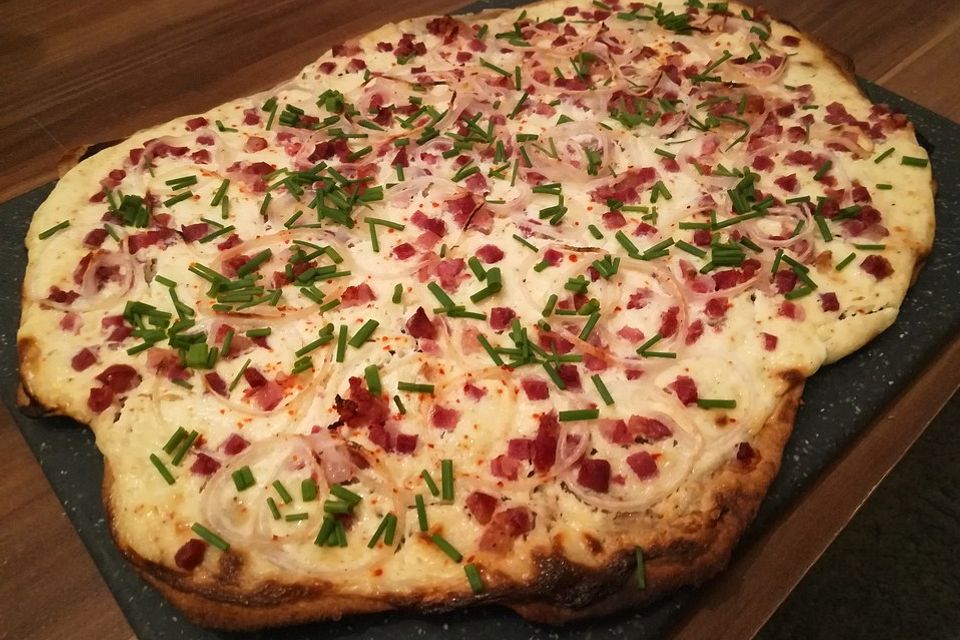 Schneller Flammkuchen