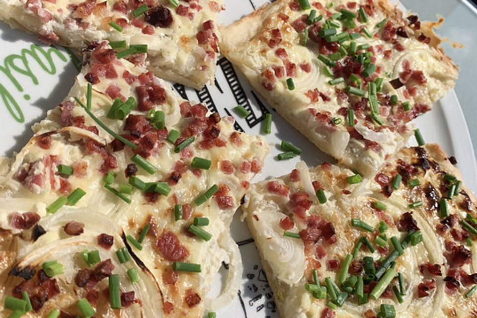 Schneller Flammkuchen