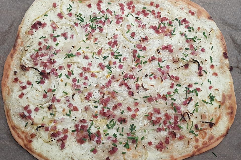 Schneller Flammkuchen