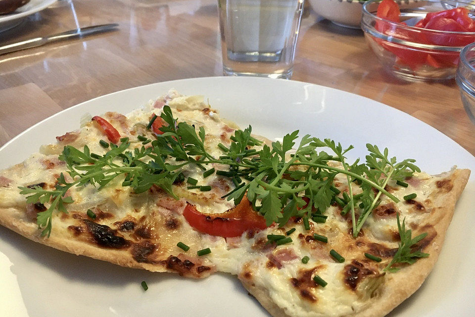 Schneller Flammkuchen