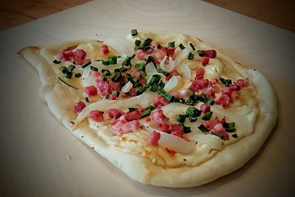 Schneller Flammkuchen