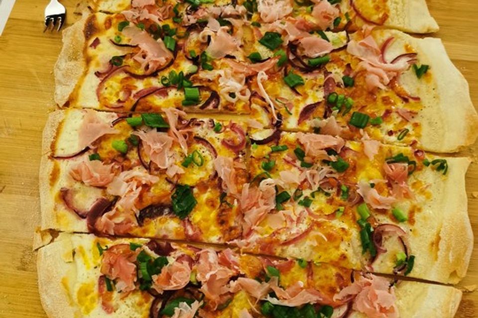 Schneller Flammkuchen