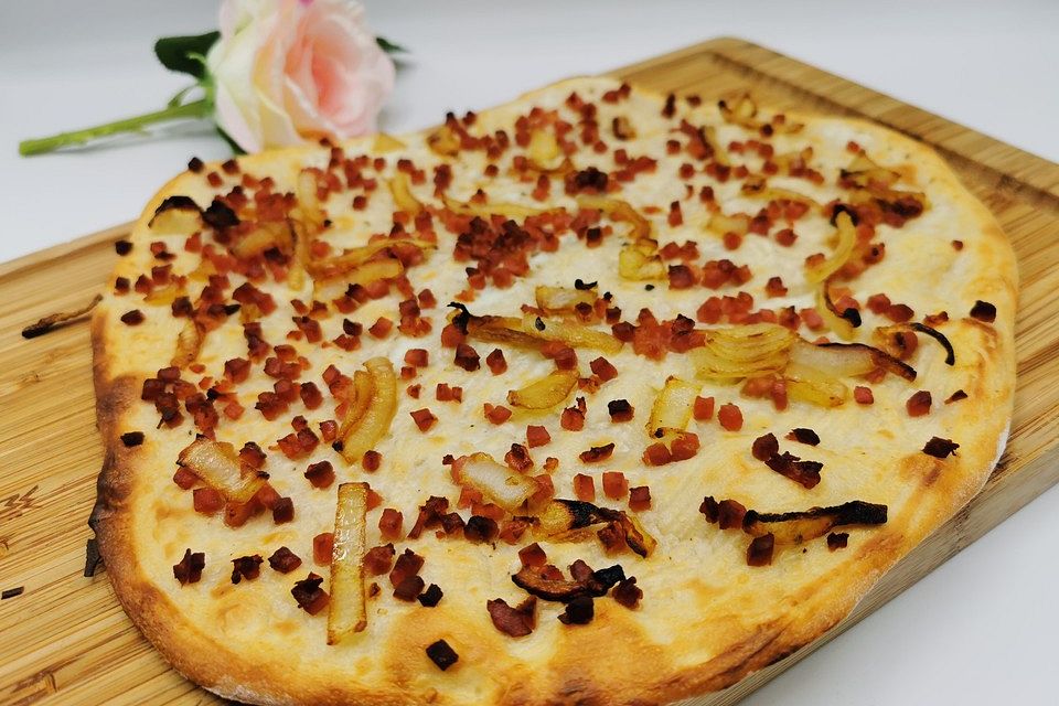 Schneller Flammkuchen