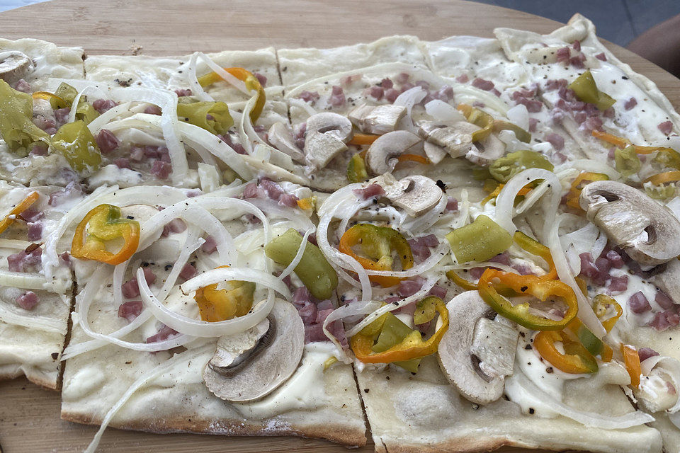 Schneller Flammkuchen