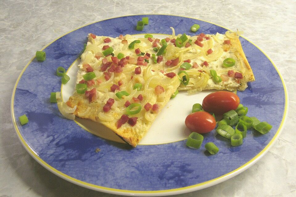 Schneller Flammkuchen