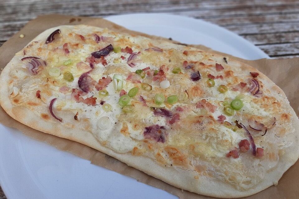 Schneller Flammkuchen