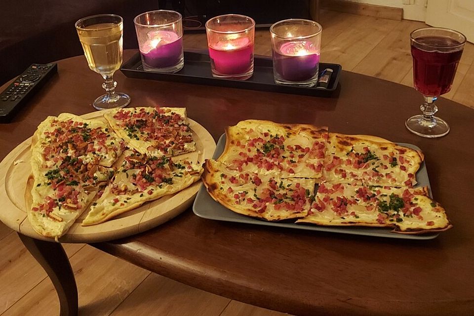 Schneller Flammkuchen