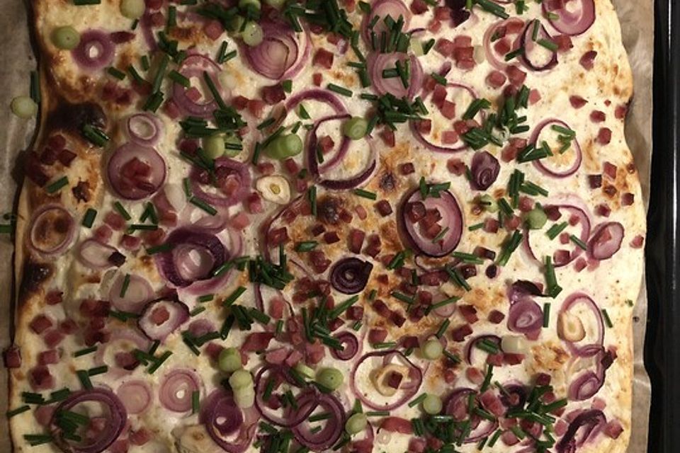 Schneller Flammkuchen