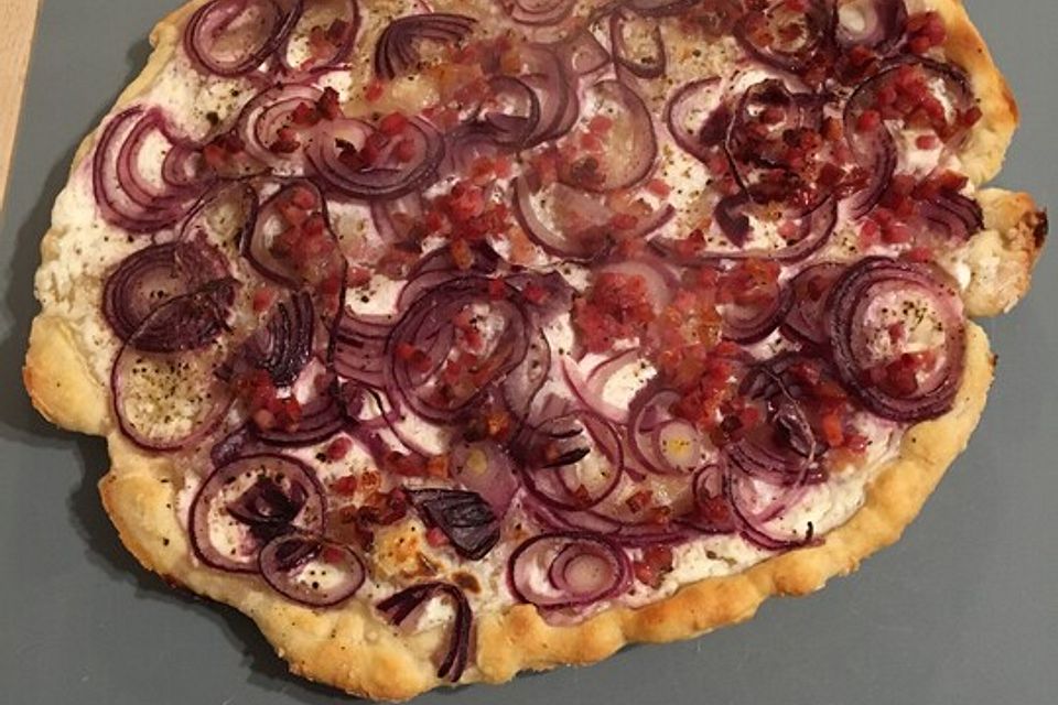 Schneller Flammkuchen