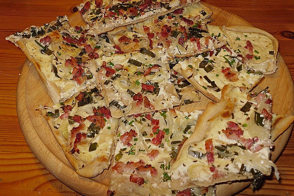 Schneller Flammkuchen