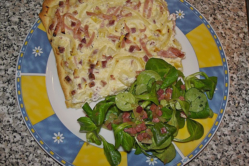 Schneller Flammkuchen