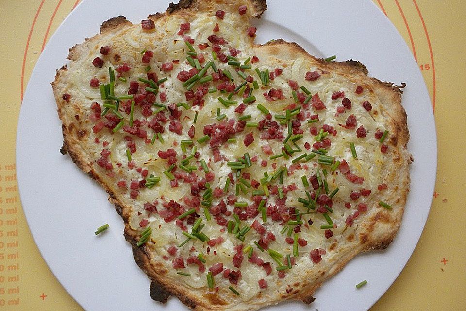 Schneller Flammkuchen