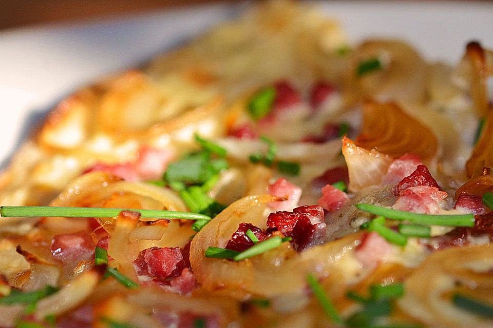 Schneller Flammkuchen