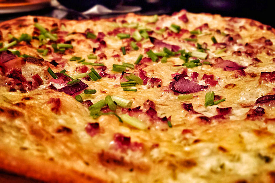 Schneller Flammkuchen