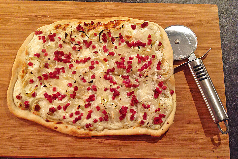 Schneller Flammkuchen