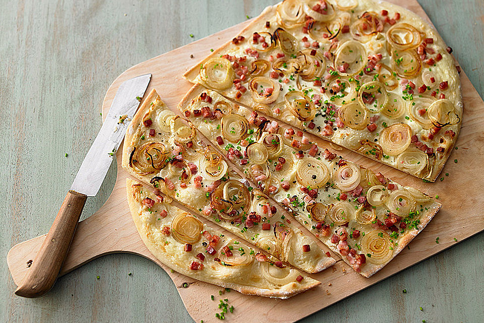 Schneller Flammkuchen