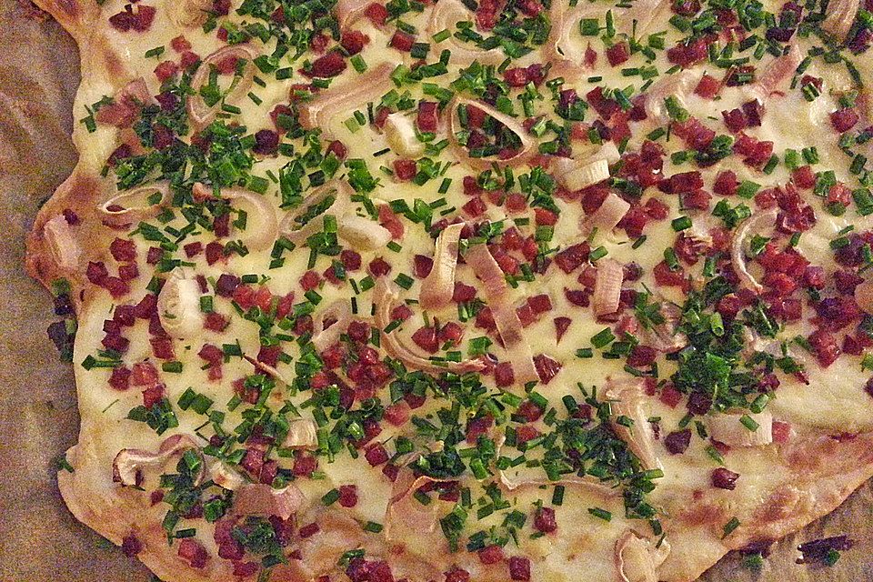 Schneller Flammkuchen