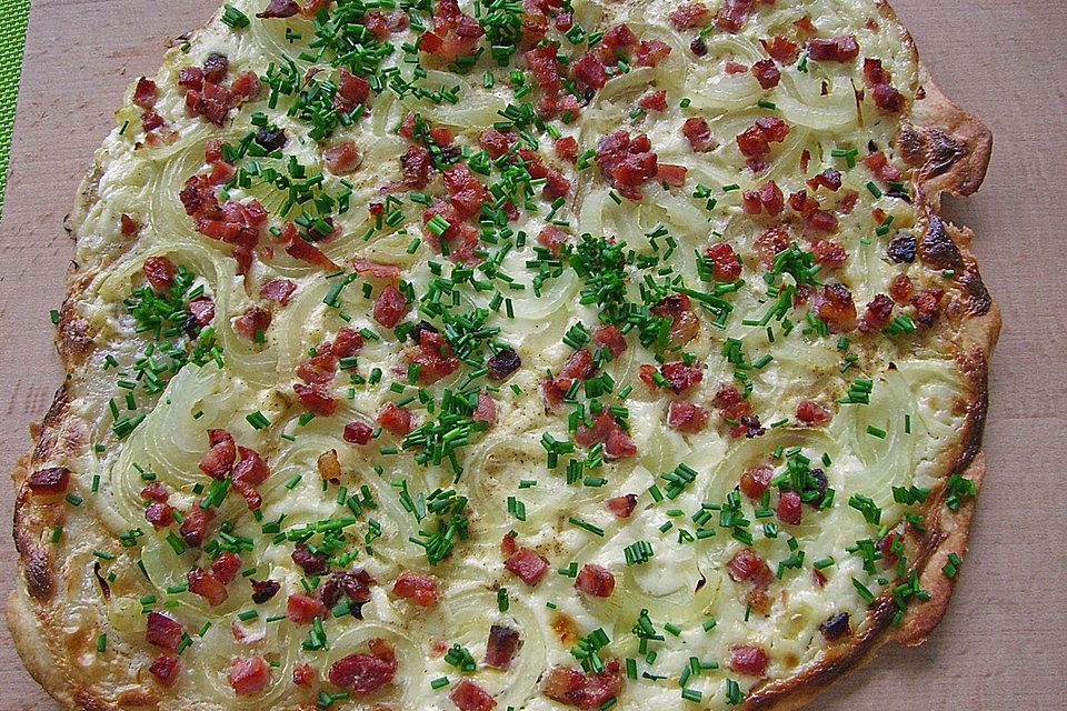 Schneller Flammkuchen