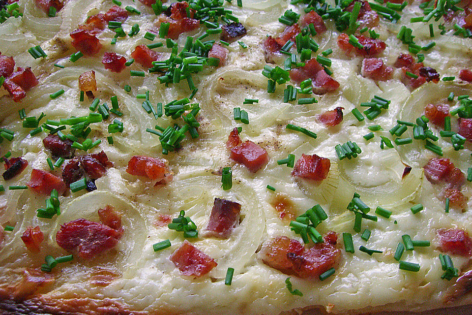 Schneller Flammkuchen