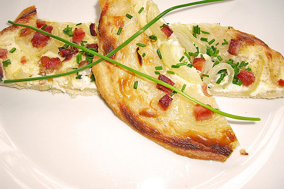 Schneller Flammkuchen