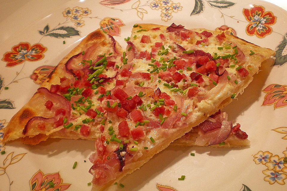 Schneller Flammkuchen