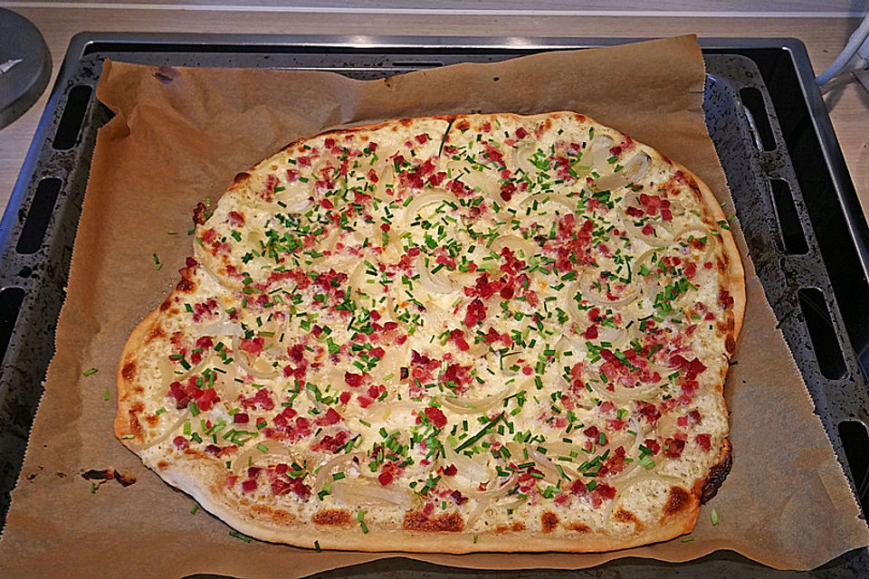 Schneller Flammkuchen