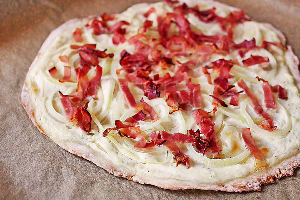 Schneller Flammkuchen