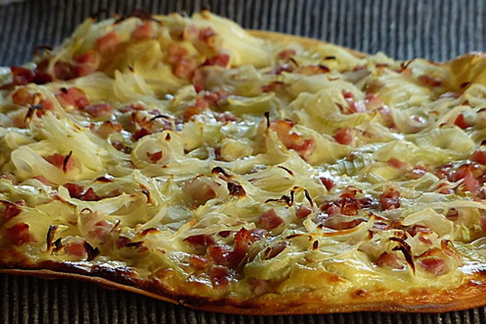 Schneller Flammkuchen