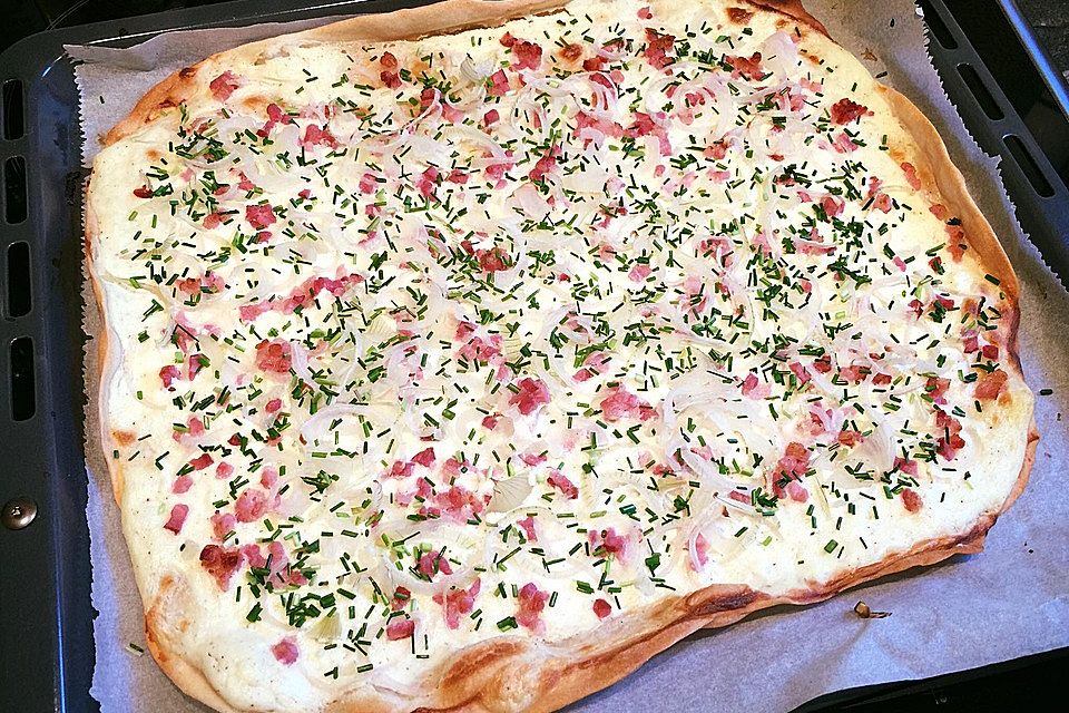 Schneller Flammkuchen