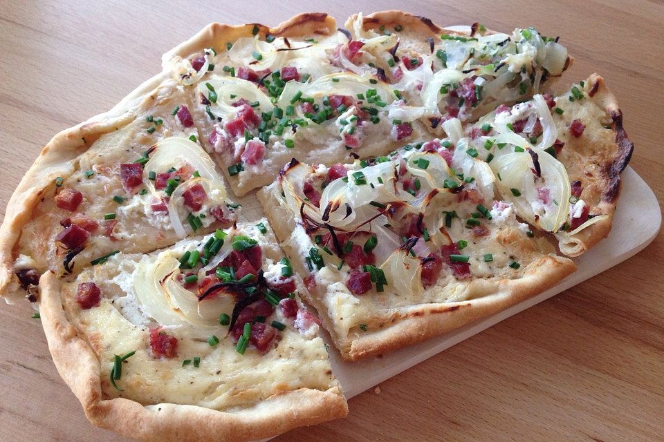 Schneller Flammkuchen