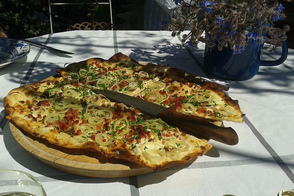 Schneller Flammkuchen