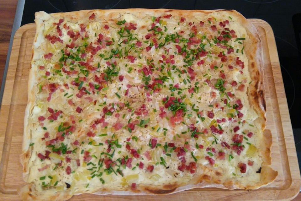 Schneller Flammkuchen