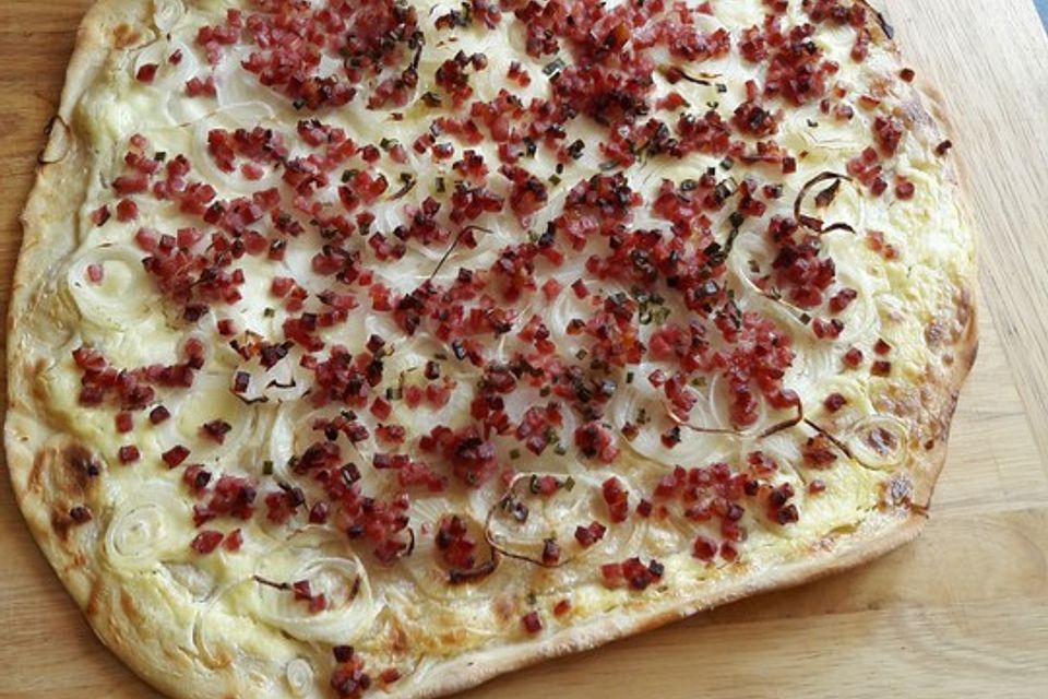 Schneller Flammkuchen